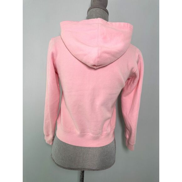 Vintage Y2k Greendog Light Pink Zip Up Hoodie with Crest Embroidery Girls 14-16 - Picture 2 of 6